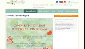 
							         Cosmetic Referral Program - Schaumburg Dermatology								  
							    