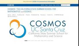 
							         COSMOS at UC Santa Cruz								  
							    