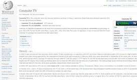 
							         Cosmote TV - Wikipedia								  
							    