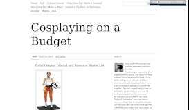 
							         Cosplaying on a Budget — Portal Cosplay Tutorial and Resource ...								  
							    
