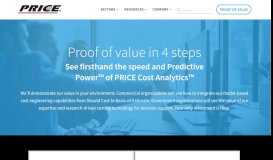 
							         Cost Estimation Software- Proof of Value | PRICE Systems								  
							    