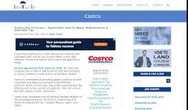 
							         Costco Application | 2019 Careers, Job Requirements & Interview Tips								  
							    