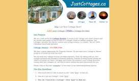 
							         Cottage for Rent, Cottage for rent Ontario Canada, Cottage Rentals ...								  
							    