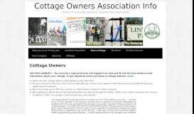 
							         Cottage Owners – Cottage Owners Association Info								  
							    