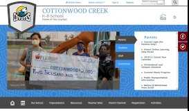
							         Cottonwood Creek K-8 / Homepage - Dublin Unified School District								  
							    