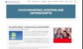 
							         COUCH-SURFING | studententarife.org								  
							    