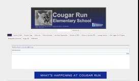 
							         Cougar Run Elementary - Google Sites								  
							    