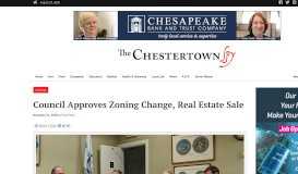 
							         Council Approves Zoning Change, Real Estate Sale								  
							    