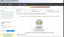 
							         Council for the Indian School Certificate ... - CBSE PORTAL								  
							    