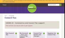 
							         Council Tax | Central Bedfordshire Council								  
							    