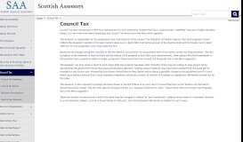 
							         Council Tax – Scottish Assessors								  
							    