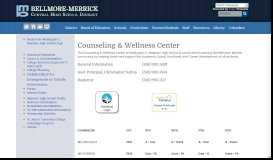 
							         Counseling ... - Bellmore-Merrick Central High School District Schools								  
							    