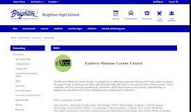 
							         Counseling / EMCC - Brighton Central School District								  
							    