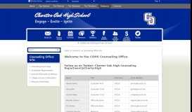 
							         Counseling Office Info / Counseling Home Page								  
							    