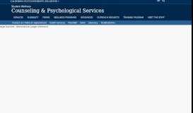 
							         Counseling & Psychological Services - Cal State Fullerton								  
							    