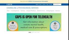 
							         Counseling & Psychological Services								  
							    