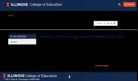 
							         Counseling Psychology | College of Education | U of I								  
							    