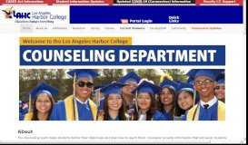 
							         Counseling Staff - Los Angeles Harbor College								  
							    