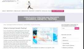 
							         Counsyl Genetic Testing Explained by noted Gynecologist Thais ...								  
							    