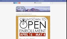 
							         Countdown to Open Enrollment: March 15 - GovDelivery								  
							    