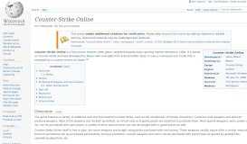 
							         Counter-Strike Online - Wikipedia								  
							    