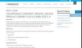 
							         CounterACT Content Updates: Windows Applications ... - ForeScout								  
							    