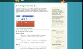 
							         Counting by 1's and 2's - Sumdog Teacher Portal								  
							    