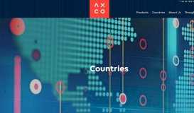 
							         Countries - Axco | Insurance Information Services								  
							    