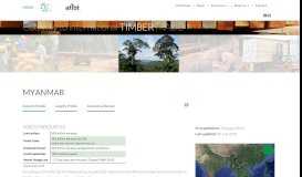 
							         Country profile Myanmar - Timber Trade Portal								  
							    