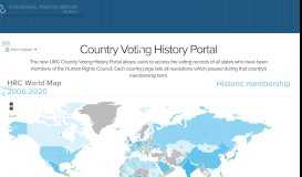 
							         Country voting history Portal - Universal Rights Group								  
							    