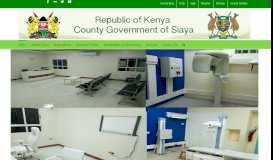 
							         County Government of Siaya								  
							    