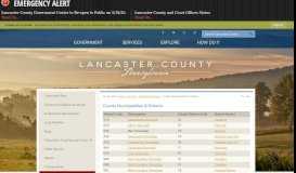 
							         County Municipalities & Schools | Lancaster County, PA - Official ...								  
							    