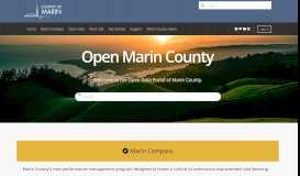 
							         County of Marin - Open Data Portal | County of Marin ... - Marin County								  
							    