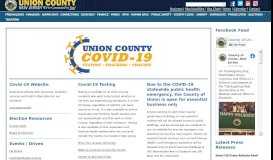 
							         County of Union, New Jersey – We're connected to you!								  
							    