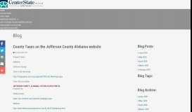 
							         County Taxes on the Jefferson County Alabama website								  
							    