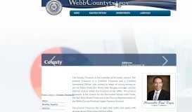 
							         County Treasurer - Webb County								  
							    