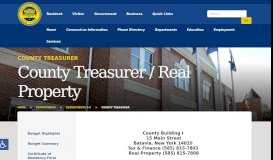 
							         County Treasurer - Welcome to County of Genesee								  
							    