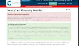 
							         CountyCare Pharmacy Benefits - CountyCare								  
							    