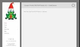 
							         Coupon Portal CMS PHP Script v3.2 – CodeCanyon - Chandan Dubey								  
							    