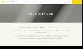 
							         Courier Drivers | Addison Lee								  
							    