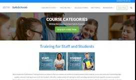 
							         Course Categories | SafeSchools								  
							    