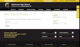 
							         Course Information and Academic Progress - Sycamore High School								  
							    