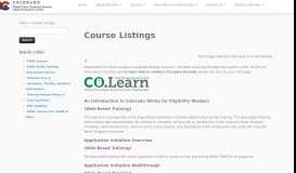 
							         Course Listings – Traincolorado								  
							    