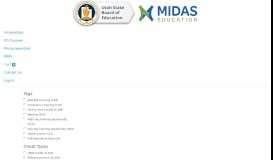 
							         Course Registration - Midas - USBE								  
							    