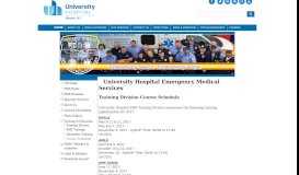 
							         Course Schedule - UH Emergency Medical Services | University ...								  
							    