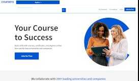 
							         Coursera | Online Courses & Credentials From Top Educators. Join for ...								  
							    