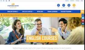 
							         Courses | Explore your English with confidence - Stafford House								  
							    