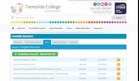 
							         Courses for Adults - Search Tameside College Courses								  
							    