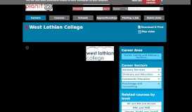 
							         Courses : West Lothian College Other Qualifications ... - Planit								  
							    