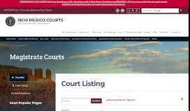 
							         Court Listing - NM Courts Home								  
							    